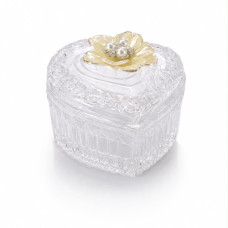 GLASS GIFT JAR HEART