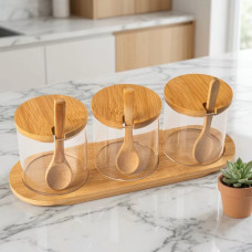 CANNISTER SET 3PC RECT