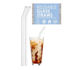 GLASS STRAW 20CM