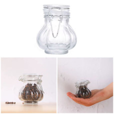 GLASS CLIP ON JAR ROUND 100ML