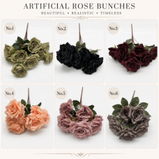 ARTIFICIAL FLOWERS 9 HEAD