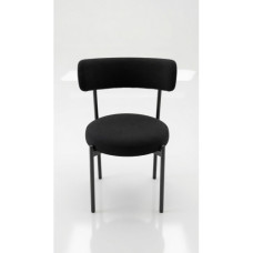FABRIC CHAIR RND BLACK