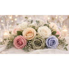 ARTIFICIAL ROSE 5COLORS