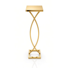 FLOWER STAND METAL GOLD