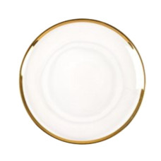 Gold Rim Glass Underplate