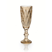 Gold 6pc Champagne Glass