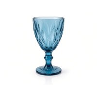Blue 6pc Wine Glass