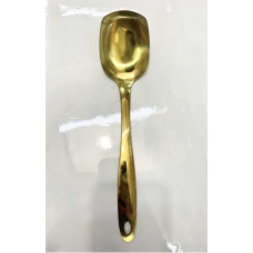 SERVING SPOON SQR GOLD