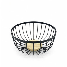 FRUIT BASKET RND BLACK