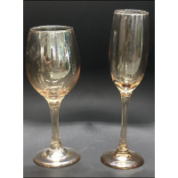 Gold Wine Glass 6pc