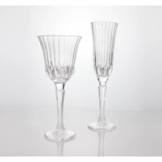 6PC CHAMPAGNE GLASS CLEAR