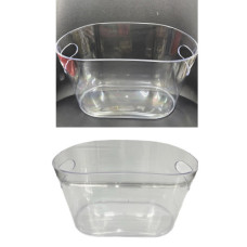 ICE BUCKET ACRYLIC OVAL