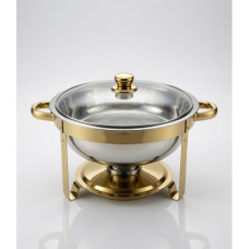 C/DISH SILVER/GOLD 4.5L
