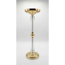 METAL FLOWER STAND GOLD