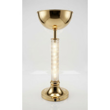METAL FLOWER STAND GOLD