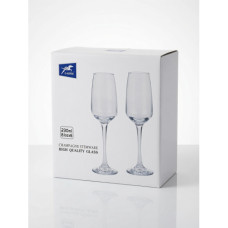 GLASS SET 6PC CHAMPAGNE