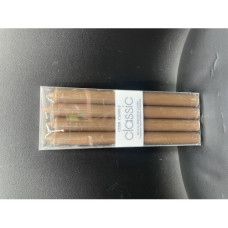 4PC CANDLE SET BROWN