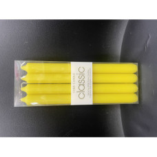 CANDLE YELLOW 4PC