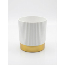 PLASTIC VASE SMALL WHITE