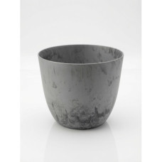 PLASTIC VASE SMALL GREY