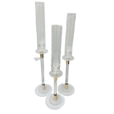 ACRYLIC 3PC GOLD C/HOLDER