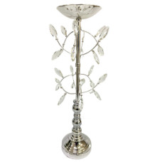 FLOWER STAND CRYS SILVER