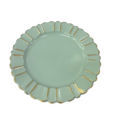 PLASTIC UNDERPLATE GREEN