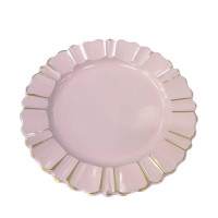 PLASTIC UNDERPLATE PINK