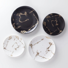 MARBLE FINISH DPLATE BLACK