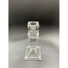 CANDLE HOLDER GLASS 15CM