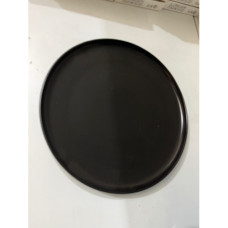 BLACK D/PLATE 28.5*2CM