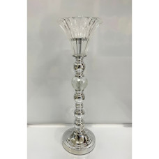 FLOWER STAND 47CM SILVER