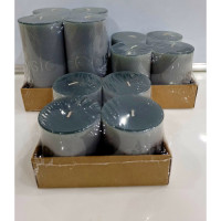 4PC CANDLE 7*7CM GREY
