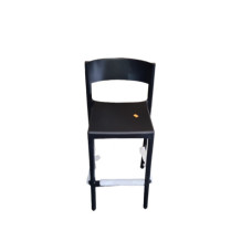 BAR STOOL BLACK RECT