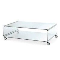 COFFEE TABLE 120*65CM GLASS