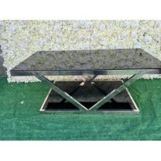COFFEE TABLE 120*60CM SIL/LG