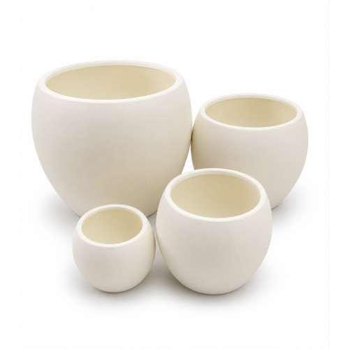 PLASTIC VASE BEIGE 4PC PLASTIC VASE BEIGE 4PC