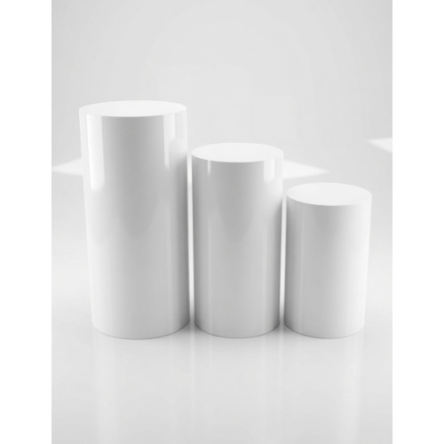 3PC PLINTH SET WHITE 3PC PLINTH SET WHITE